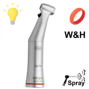 Contre angle W&H Alegra WE-99 Led G bague rouge 1 : 4.5 avec lumière